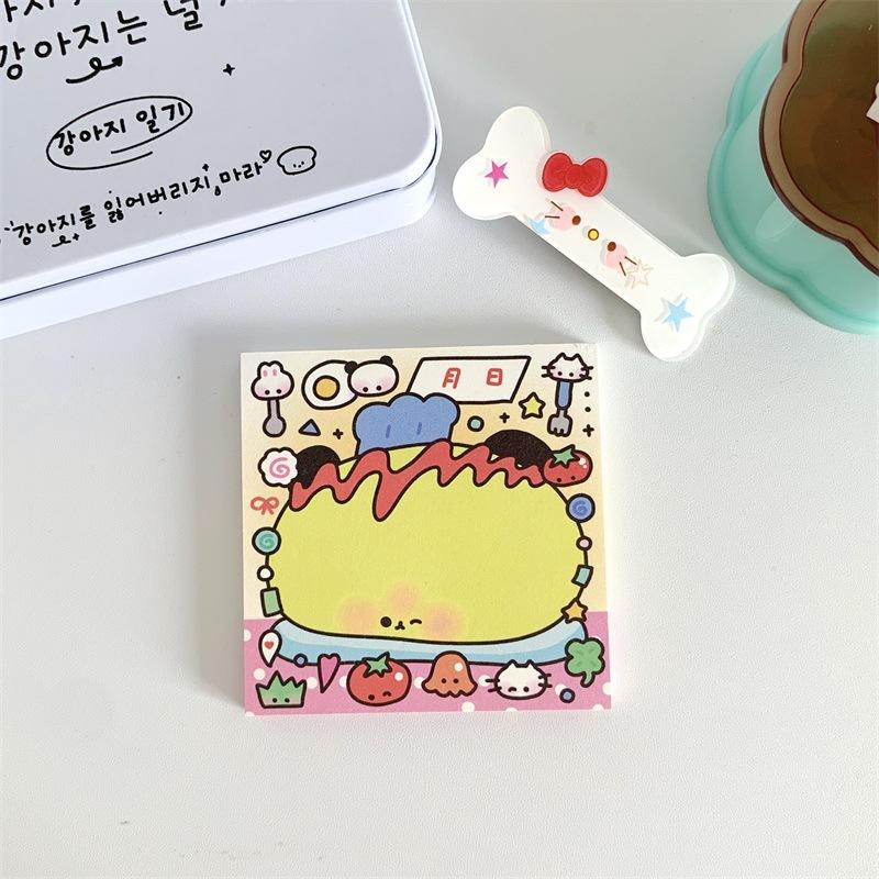 50sheet Cute Cat Memo Pad Amercian Style Lovely Kitten Sticky Note 8*8cm Kawaii Stationery Scrapbook Decorative Paper Student