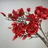 Real Touch Artificial Magnolia Branch Realistic Fake Flower  Home Living Room Decor