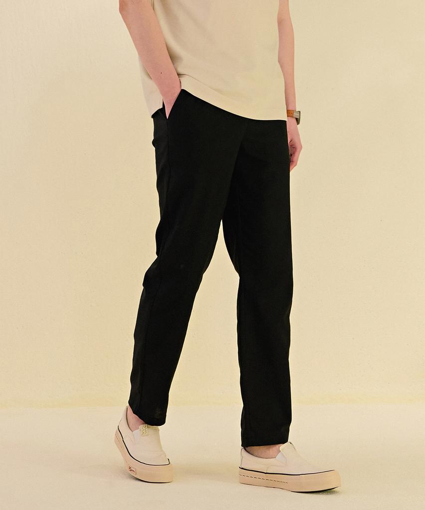CHASECULT Men'S Linen-Like Full Elastic Waist Pants-Dbrk2222C03