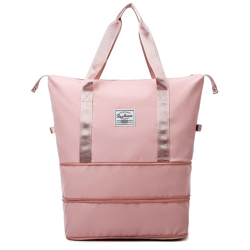 Expandable Travel Luggage: Multi-Function Bag with Wet/Dry Separation for Fitness, Sports, Maternity, and More