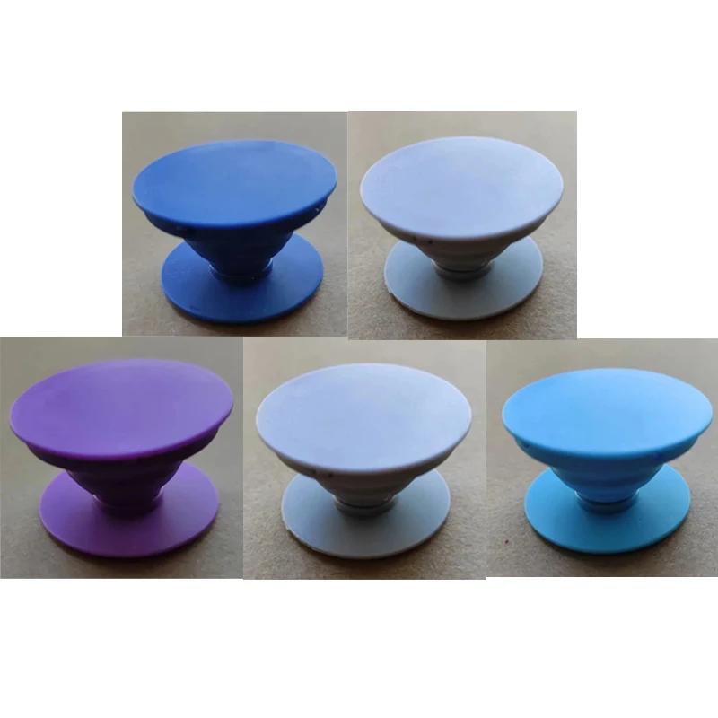 Fingerringhalter Ständer für iPhone 15 Samsung Unterstützung Telefon Mobiltelefone Griff Tok Klappbar Einfarbig Taschenhalterung