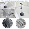 Round Shape Sewer Outfall Drain Filter Silicone Waste Catcher  Kitchen Bathroom Accessories