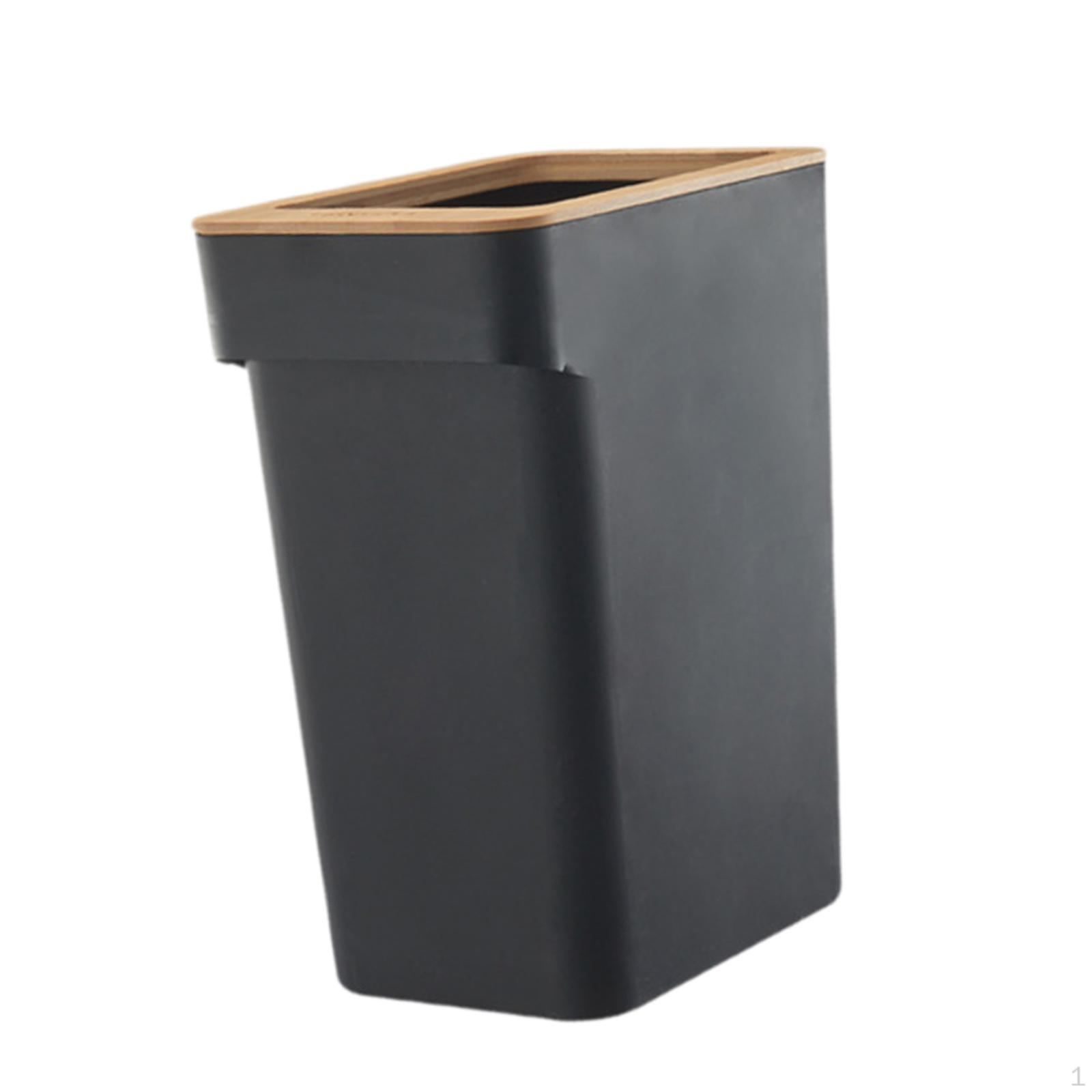 

Мусорное ведро для мусора для дома и офиса 7L Black