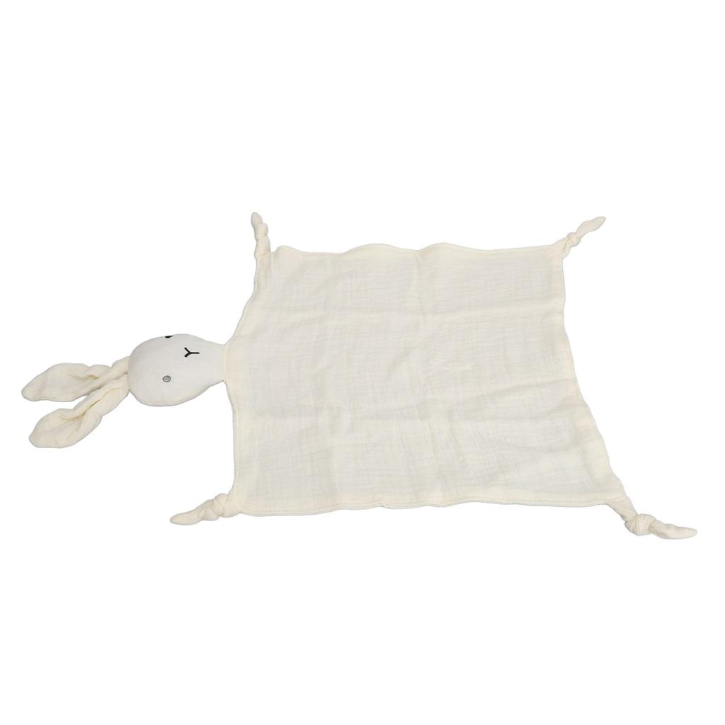 Păturică de Securitate Iepuraș Păturică Drăguță Lovey Bumbac Strat Dublu Păturică Moale de Securitate pentru Dormit Jucat