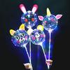5pcs 20inch LED balloon light with animal stickers for birthday party decoration (excluding battery) glowing balloon decoration