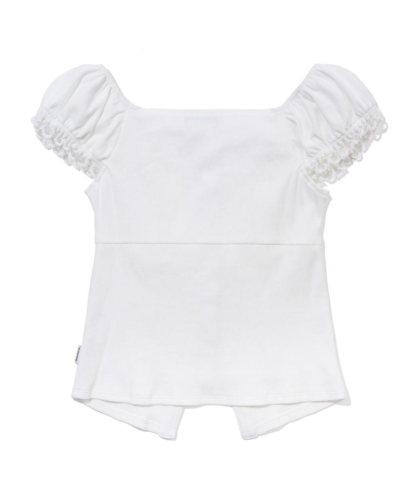 YOUHEE Layered Blouse_White