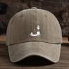 Seagull Sailboat Print Baseball Hat Unisex Outdoor Fashion Versatile Peaked Cap Trend