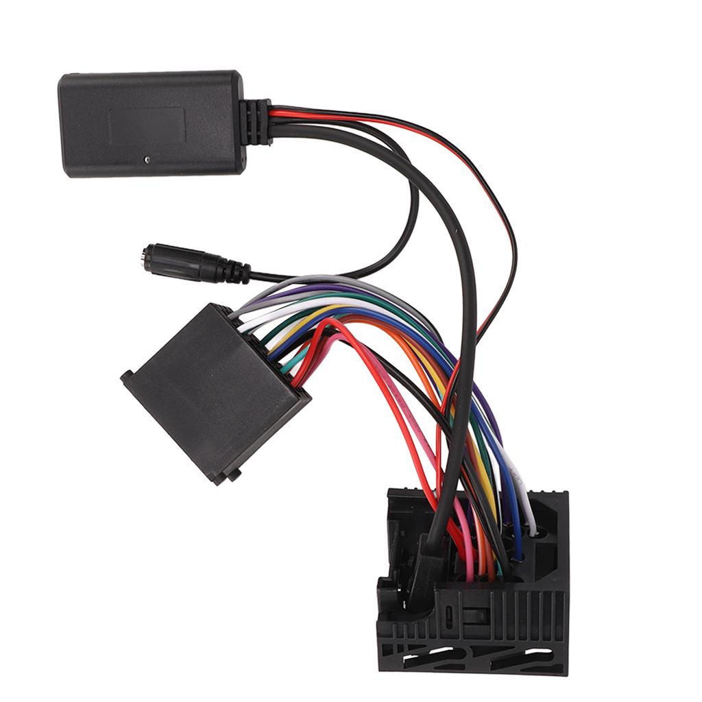 Wireless Audio AUX Cable Connector Bluetooth 5.0 with Microphone Replacement for E46 320i 320ci