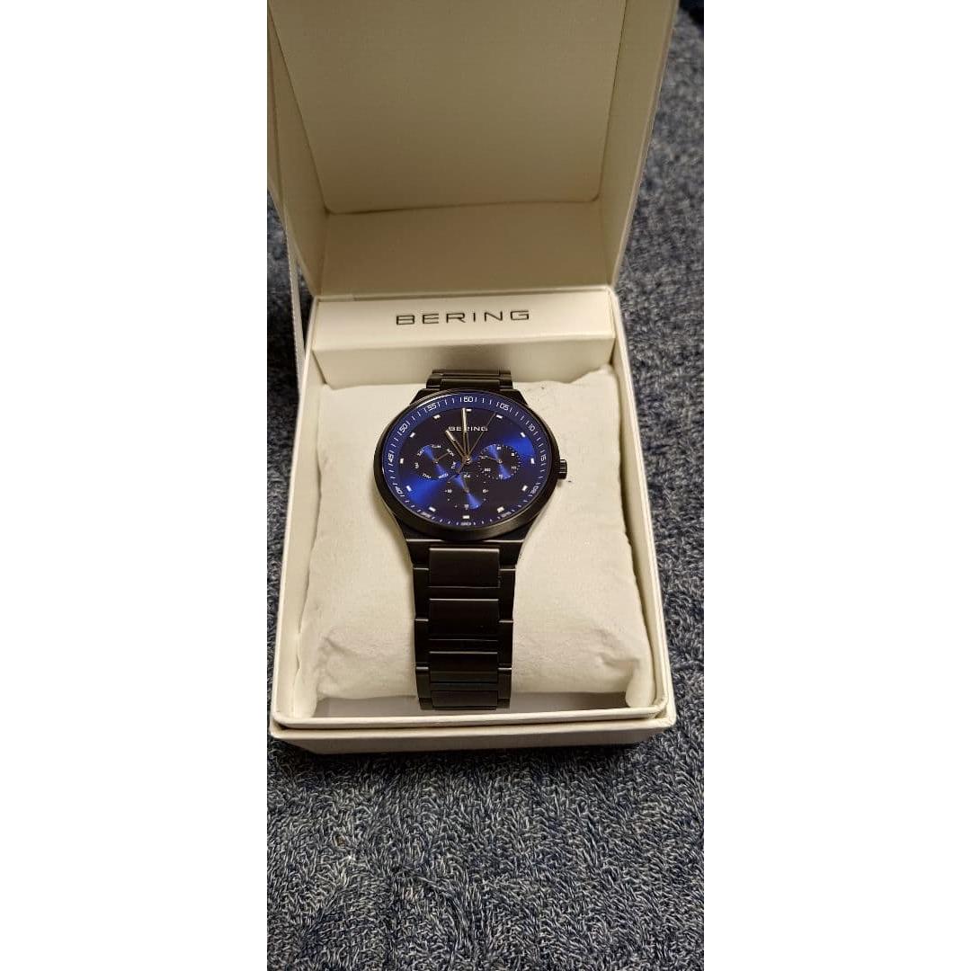 Used Bering Blue Chronograph Watch