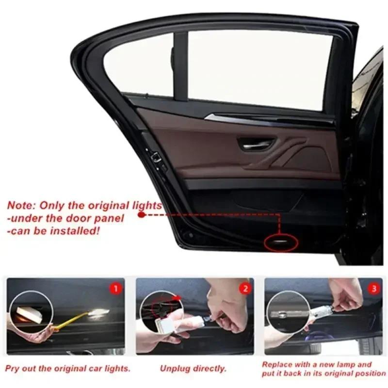 BMW LED HD Door Welcome Ghost Shadow Light for 1 2 3 4 5 6 7 Z X Series Z4 G11 G30 X1 F48 X2 F39 X3 G01 X4 G02 X5 G05 X6 G06 Car