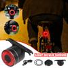 Bike Rear Light Smart Bike Back Sensing Light Cycling Brake Sensing Lamp For Riding Mountain Road Daily Commuting Camping