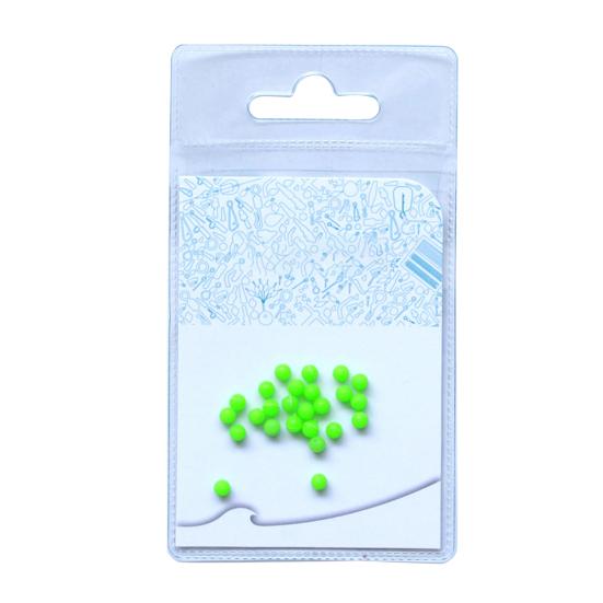 20/25Pcs Outdoor Fishing Fake Bait Easy Installation Luminous Beans Silicone Beads Fishing Lure Easy-to-Carry Fishing Gear