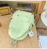 Schoolbag Female Students High School Students Solid Color Backpack