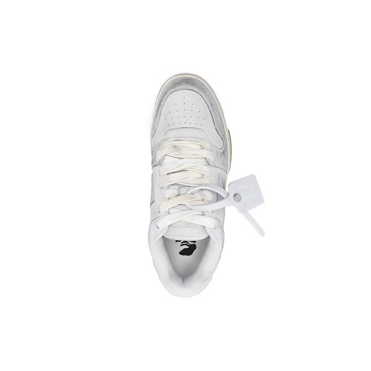 (WMNS) Off-White Out Of Office Low-Top Sneaker 'Grey White' Women's OWIA259S23LEA0050101