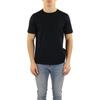 Stone Island Shadow Project Ribbed Crew Neck Short Sleeve T-Shirt Men Tops Black 78192012A-V2029