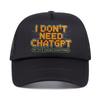 Unisex Summer Visor Hat I Dont Need Chatgpt My Wife Knows Everything Breathable Baseball Cap Adjustable Mesh Adult Trucker Hat