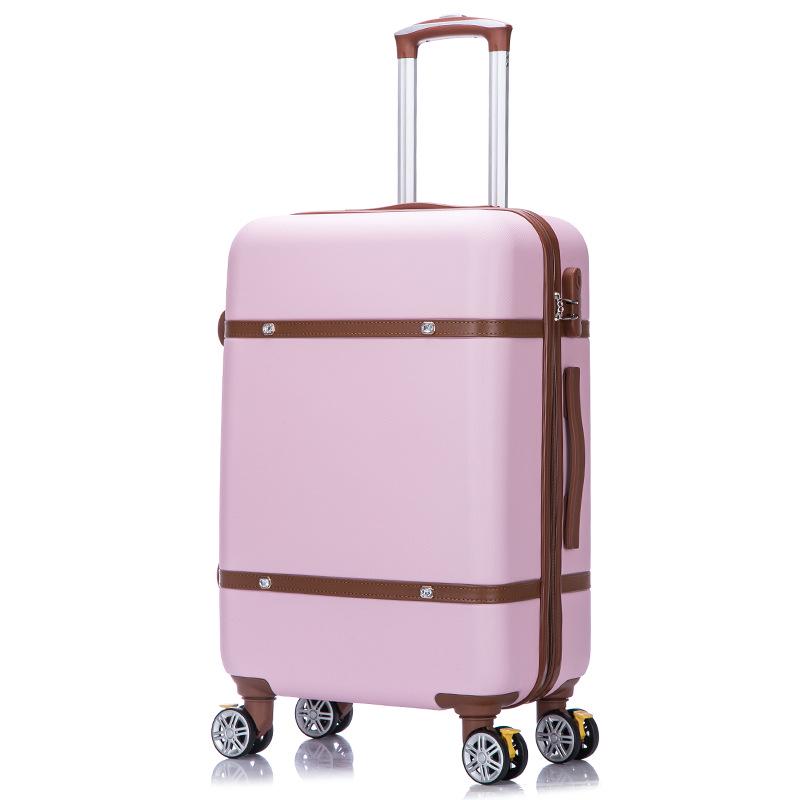 Retro Large Capacity Suitcase with Universal Wheels, Trolley Cabin Luggage for Men and Women