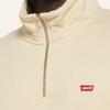 Levi's Logo Quarter Zip Pullover Sweatshirt 000VT-0001 US L