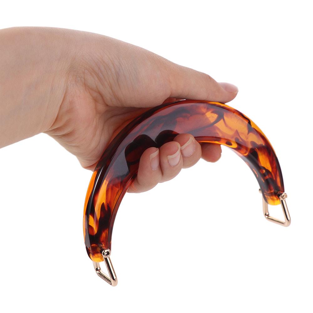 Resin Handbag Handles U-Shaped Tote Grip Fashion Women's Bag Handle Handcrafted
