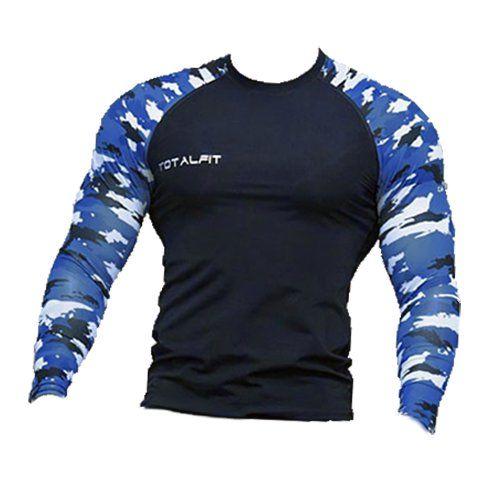 

Рашгард чоловічий RM3-P41 TotalFit (06399012) S блакитний люпин