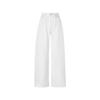 Lancy Lyocell White Wide-Leg High-Waist Jeans