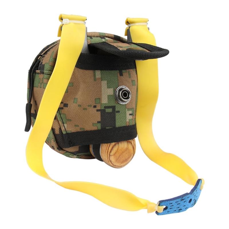 Tactic Sling Shoot Bag Sling Shoot Balls Pouch Waist Bag Compact Belt Pouch Sling Shoot Holder for Outdoor Hunting Sport
