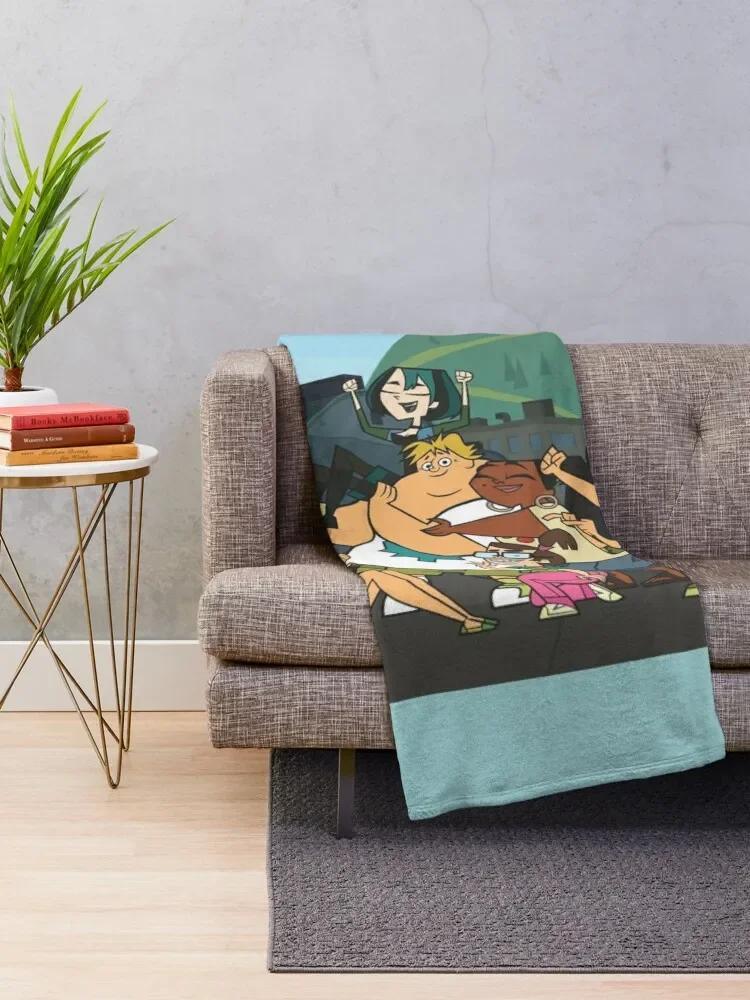 Total Drama Action Throw Blanket Winter beds Decorative Sofa Blankets 80x120cm(31x47inch)