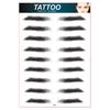 10 Pairs Eyebrow Tattoo For Men Realistic Fake Eyebrows Popular Transfer Sticker
