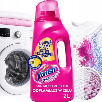 Vanish Oxi Action Pink Odplamiacz W Żelu 2L