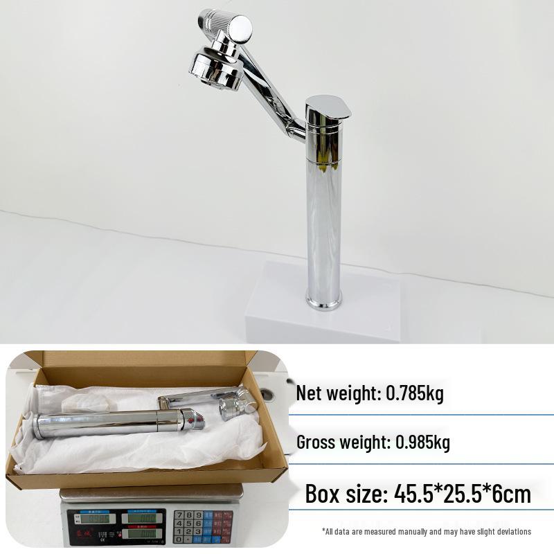 Baterie multifuncțională Lucky Cat pentru apă caldă/rece, pentru lavoare de blat