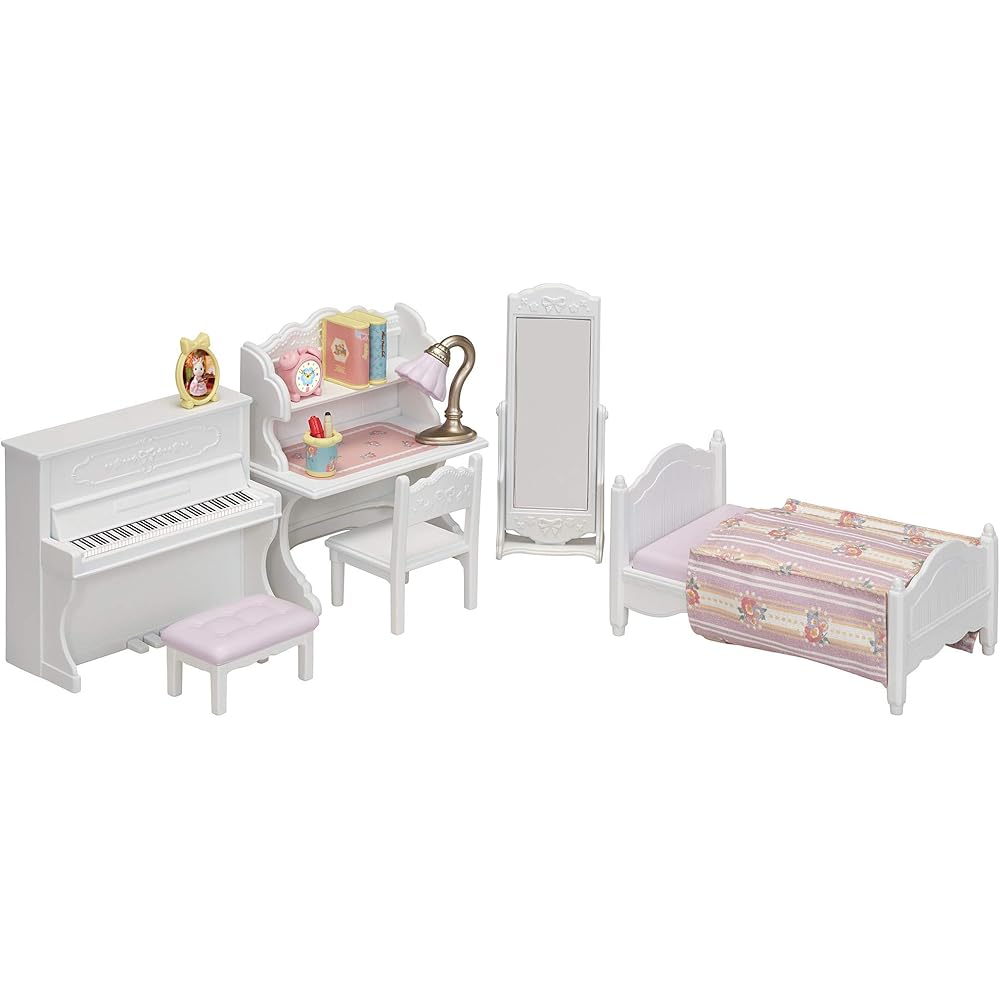 Sylvanian Families Kids Room Set ST Mark Certified Toy Dollhouse for Ages 3 and Up