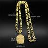 Collar Colgante Medalla Cristiana de San Judas Tadeo para Hombres Mujeres Acero Inoxidable Color Dorado Plateado Cadena de San Judas Joyería