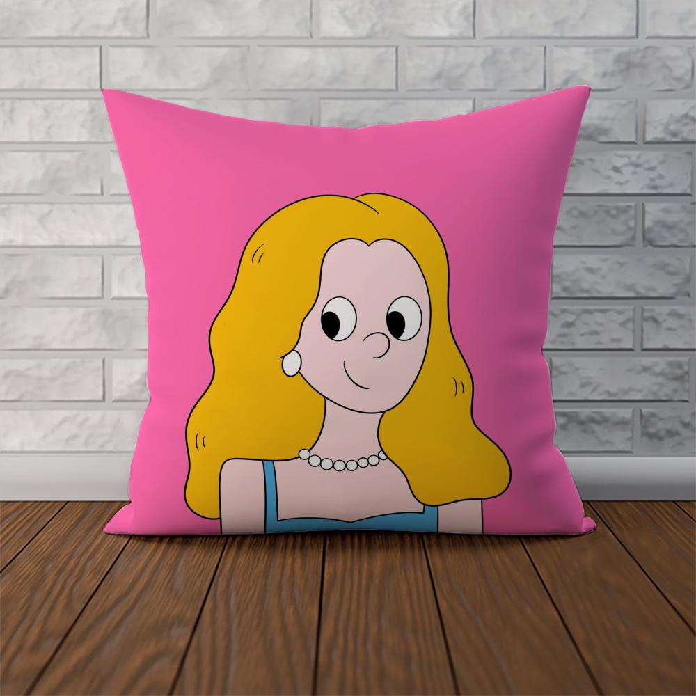 Pop Man Rat Pillow Case For Car Sofa Decorative Home Doublesided Print Plush Square Throw Pillow Cushion Cover