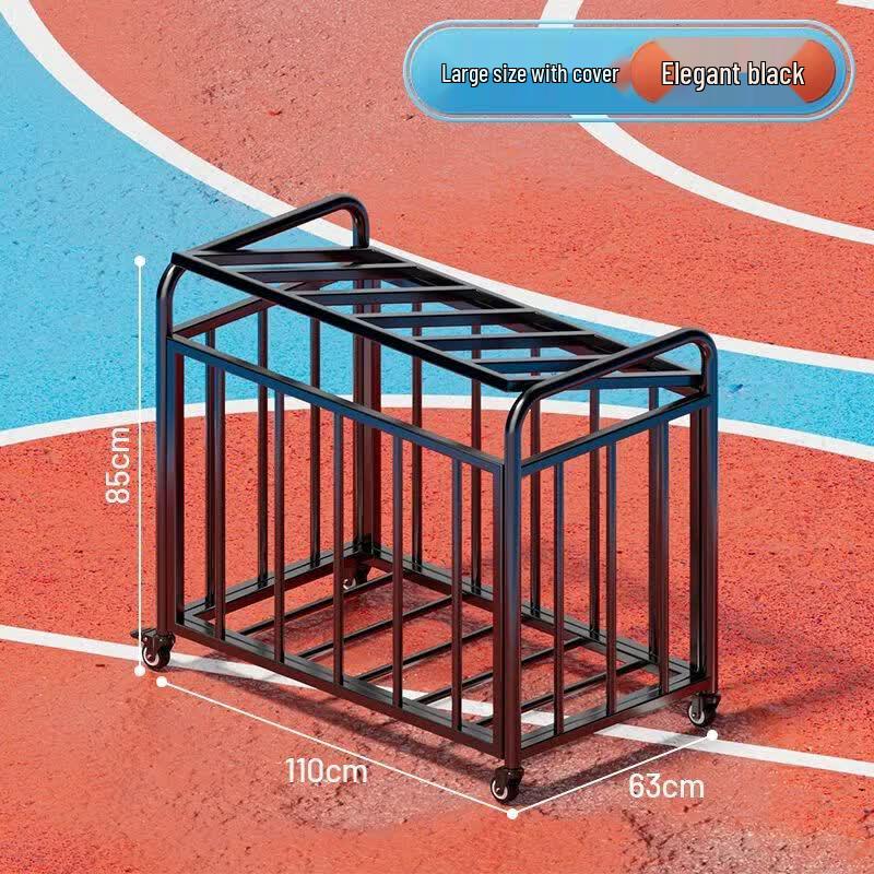 Mobile Basketball Storage Cart for Schools