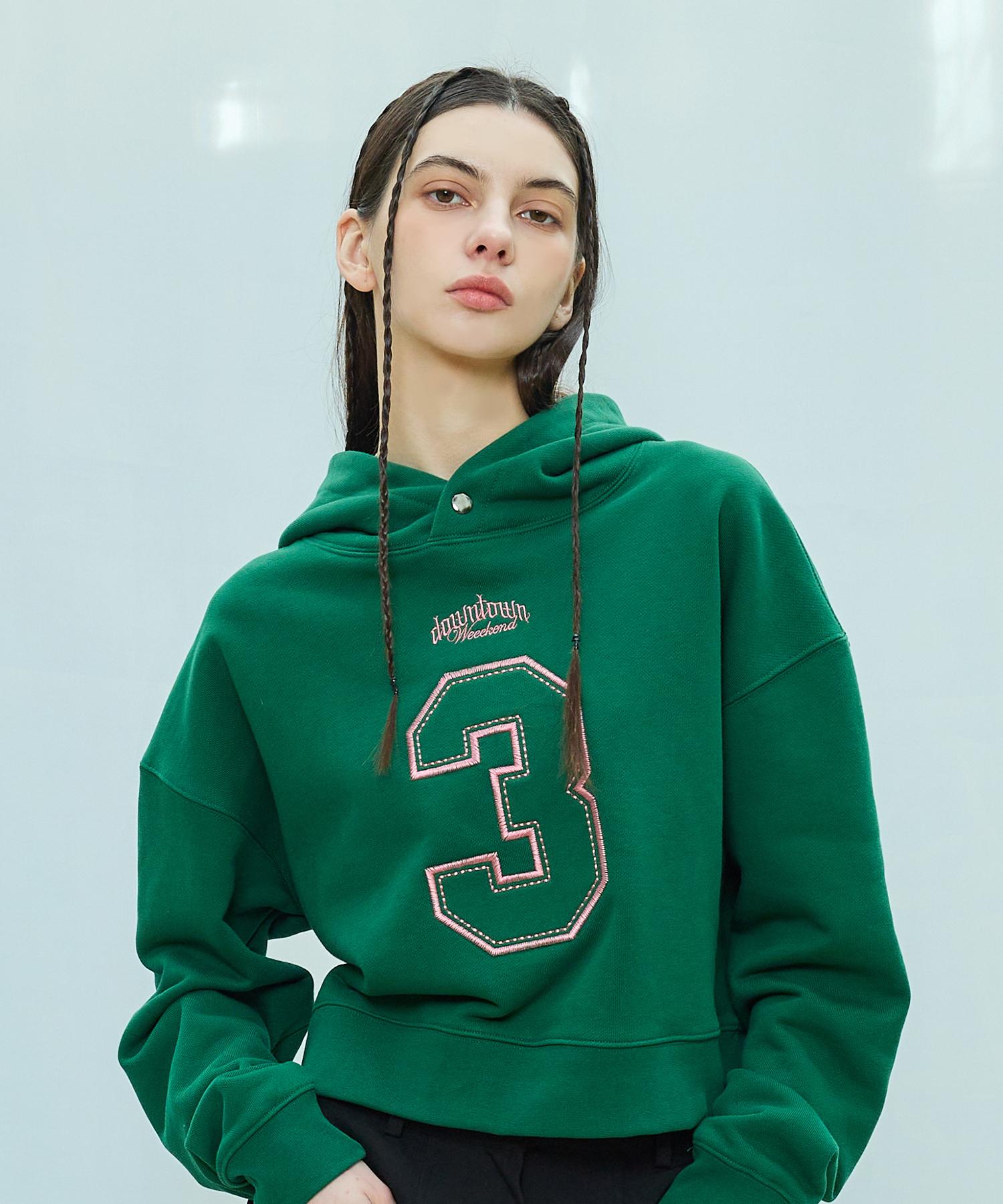 Latizen L9 Big Number Hoodie(Green) Green/Free