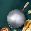 Stainless Steel Thick Iron Wok for Cooking 1Pcs Practical Cooking Pan Grey