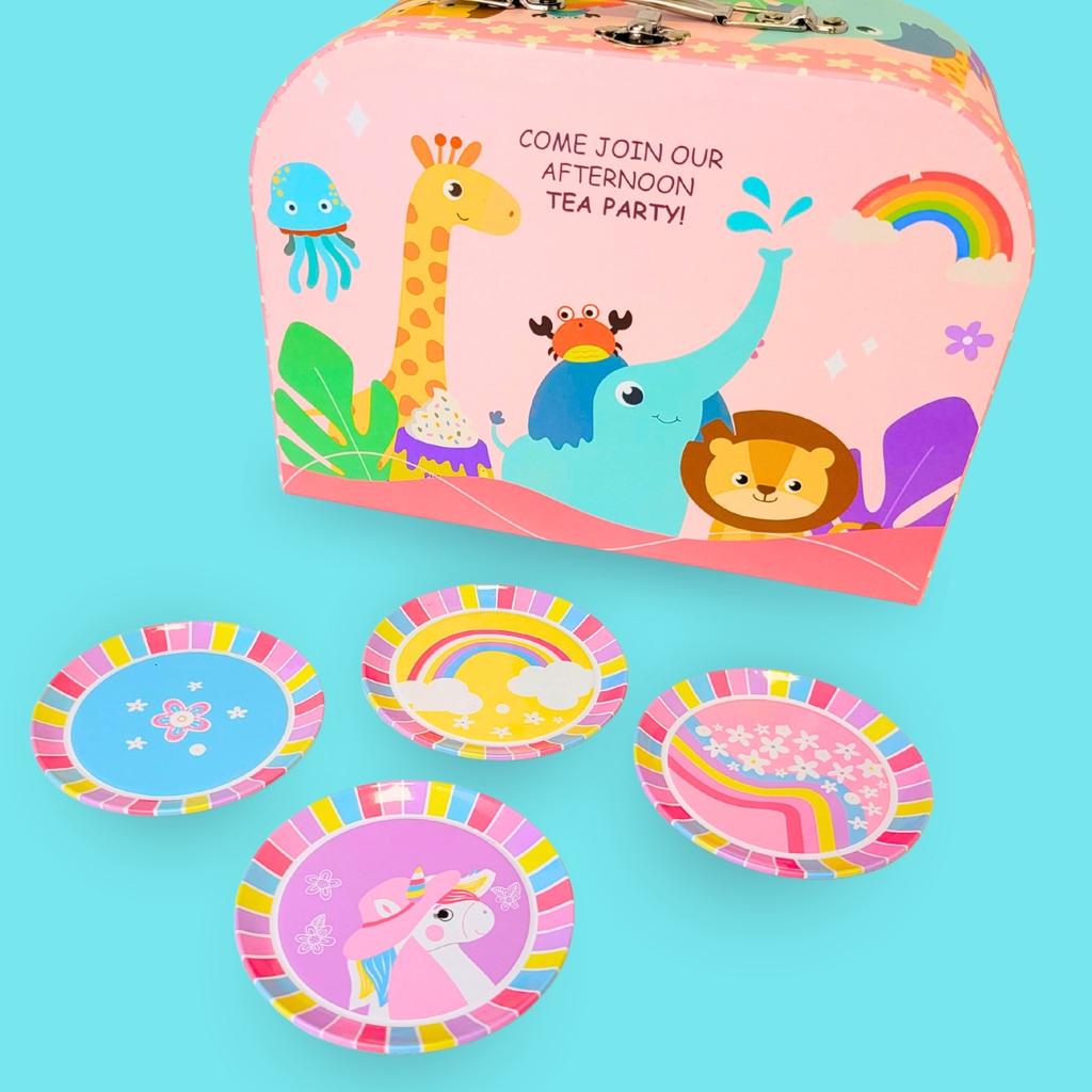 Coffee Set, Tea Set, Children's Accessories, Suitcase, Unicorn
