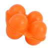 Square 4 Count Egg Cartons Reusable Plastic Egg Container Anti Drop Home Storage Box for Outdoor Camping