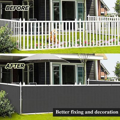 5x0,9M Balkong Personvernskjerm Gjerde Trekk UV-beskyttelse Værbestandig Leiligheter Rekkverksskjerm Tung