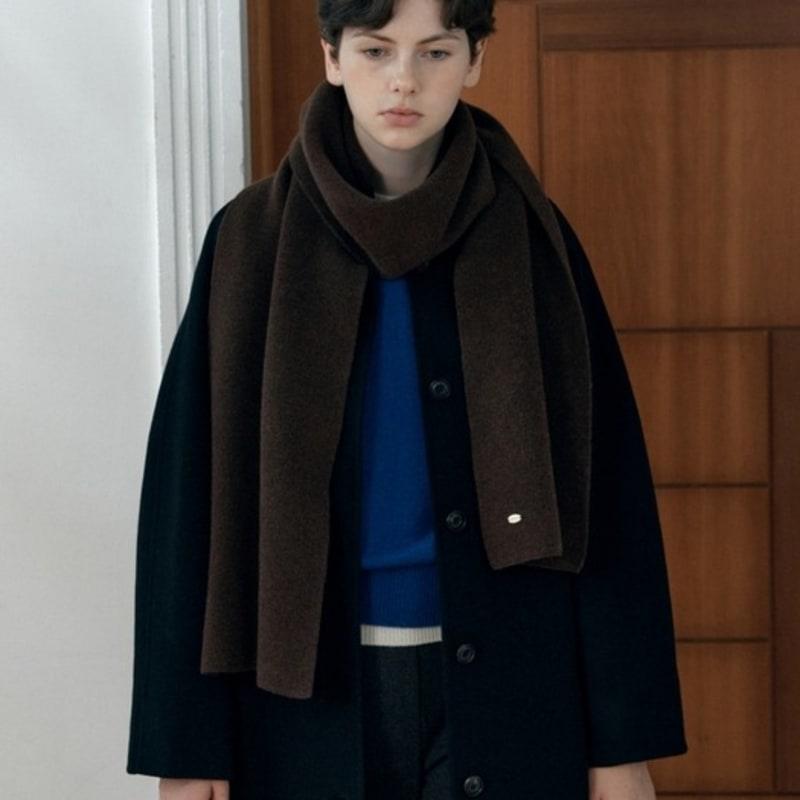 

FRONTROW Cashmere Knit Muffler DARK NAVY