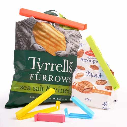 CCINEE Bag Closure Clips, Sealing for Food Storage, Moisture-Proof, Keeps Food Fresh, Prevents Oxidation, and Storing Snacks In the Kitchen, Durable,