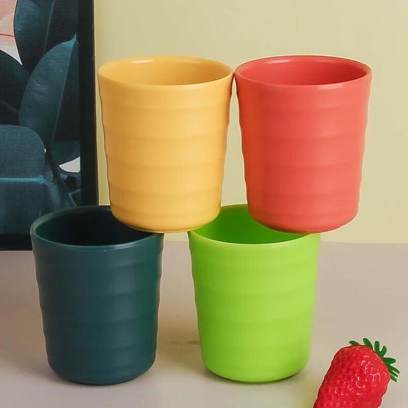 Portable Striped Travel Wash Cups (Set of 2)