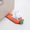 Home Cute Animal Top Door Device Cartoon Door StopAnti-collision Living Room Door Plug DecorationResin Handicraft Cute Grains