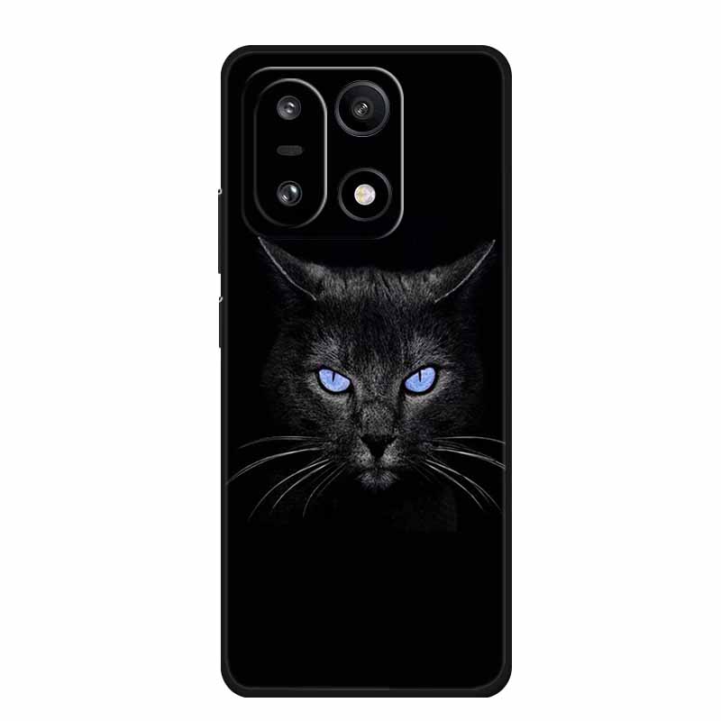 For OnePlus 15 5G Case Black TPU Cool Wolf Animals Silicone Phone Cover For OnePlus 15 2025 Protection Shells CPH2745 Coque Para