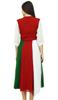 Bimba Womens Classic Mandarin Collar Shift TriColor Midi Summer Chic Dresses