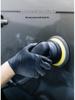 Thick Diamond Pattern Wear-Resistant Disposable Nitrile Gloves for Industrial and Automotive Use