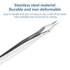 Wimpernverlängerungs-Pinzetten Anti-Rutsch Edelstahl Gebogene Spitze Gerade Pinzette Hochpräzise Nail Art Make-up Schönheitswerkzeuge