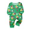 Christmas Print Cute Family Set Pajamas, Home Clothes, Family Set Long Sleeve Top Pants Set