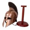 Halloween Medieval Athenian Greek Spartan Corinthian Helmet Black Plume