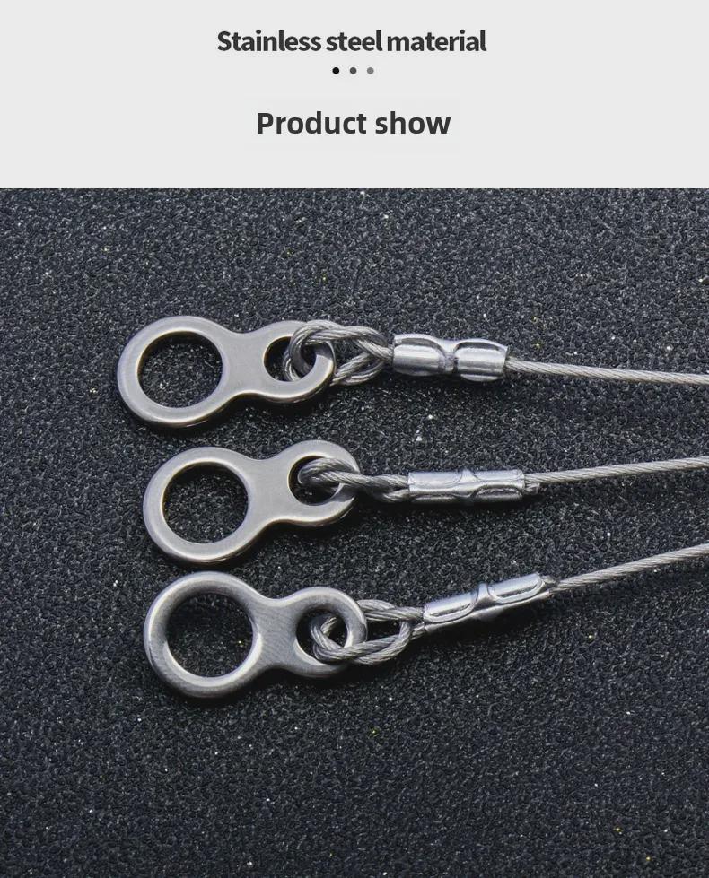 Ultraweiche 49-strängige Anti-Bite-Angelschnur aus Stahl: Verschleißfest und ideal zum Meeresangeln